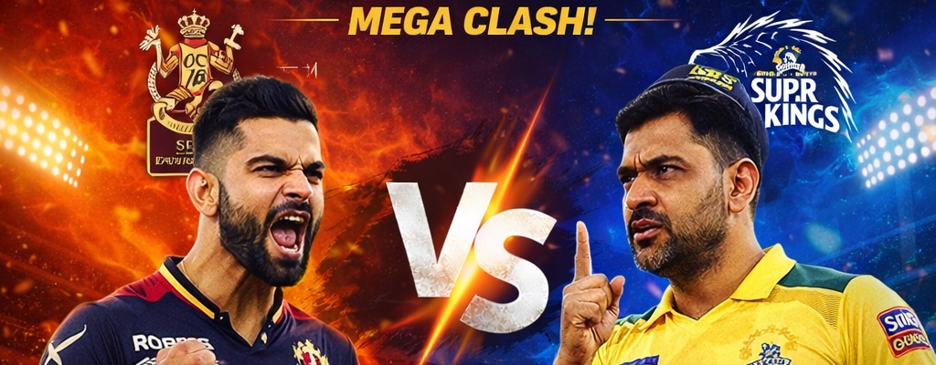 RCB vs CSK- Match 11 of IPL 2026 5 April - RCB’s Batting Storm Blows Away CSK in High-Scoring Thriller