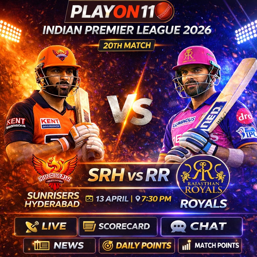 Sunrisers Hyderabad Dominate Rajasthan Royals in a One-Sided Clash – IPL 2026 13th April- RR  knocked out by SRH in their home