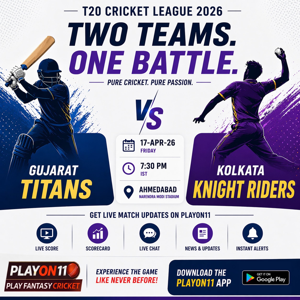 Gujarat Titans vs Kolkata Knight Riders – IPL 2026 17th April - Gill’s Class Outshines Green’s Fight as GT Chase Down 181