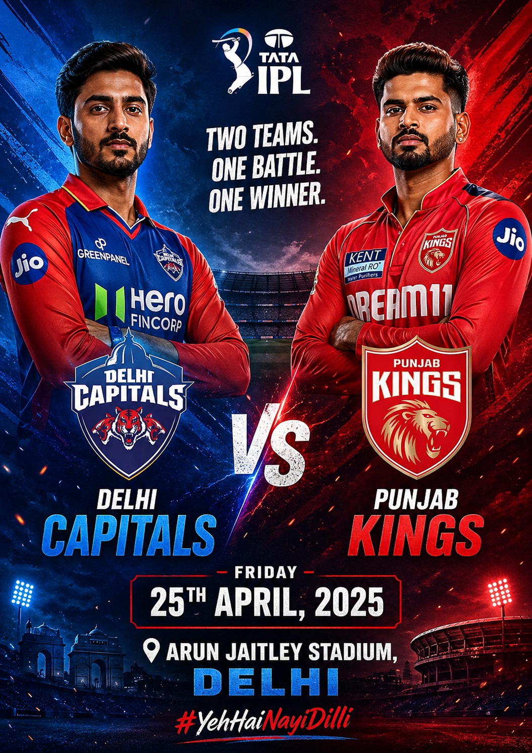 🔥 Punjab Kings vs Delhi Capitals – IPL 2026 25th April - PBKS scripted history with their win over DC