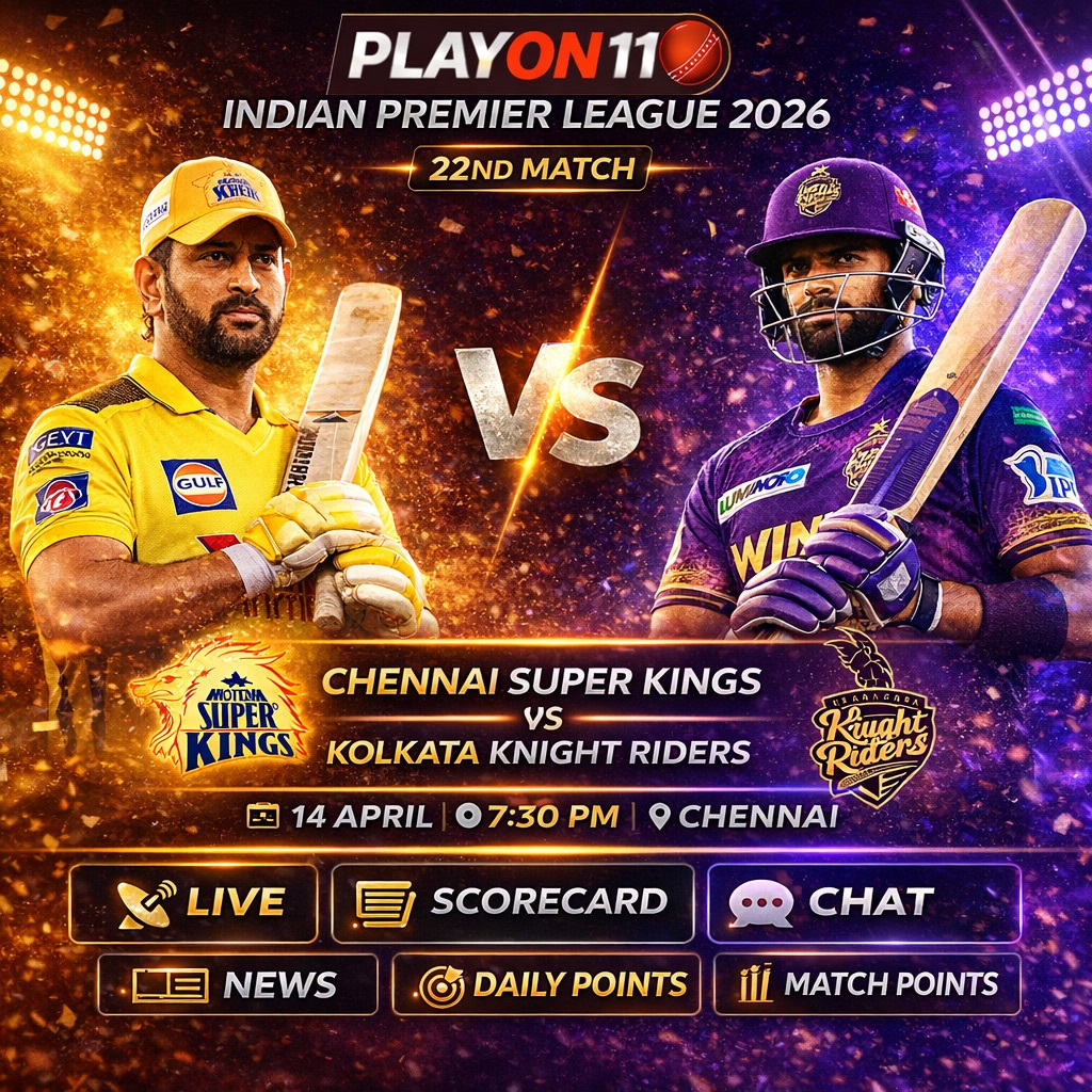 🏏 Chennai Super Kings vs Kolkata Knight Riders – IPL 2026 14th April- CSK delivered a clinical all round performance to defeat KKR!
