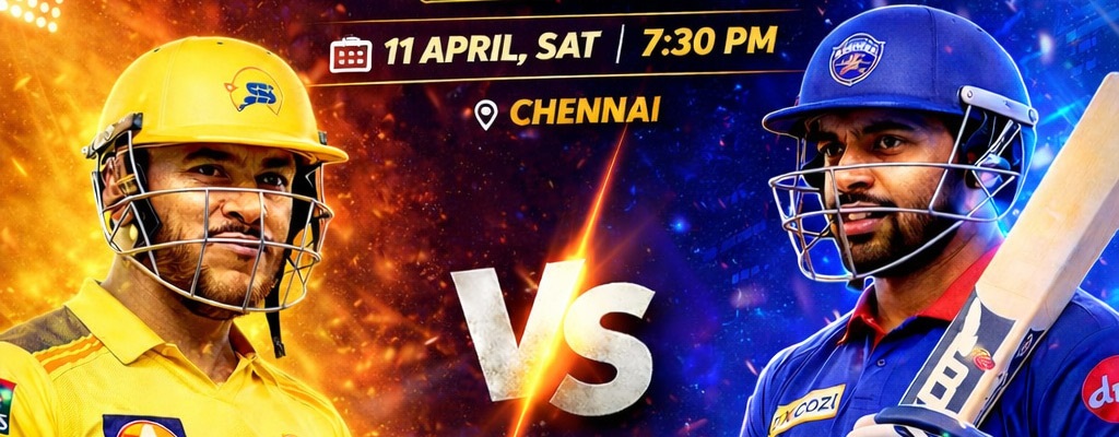 🟡 Chennai Super Kings vs Delhi Capitals – IPL 2026 11th April- CSK delivered a superb performance to defeat DC