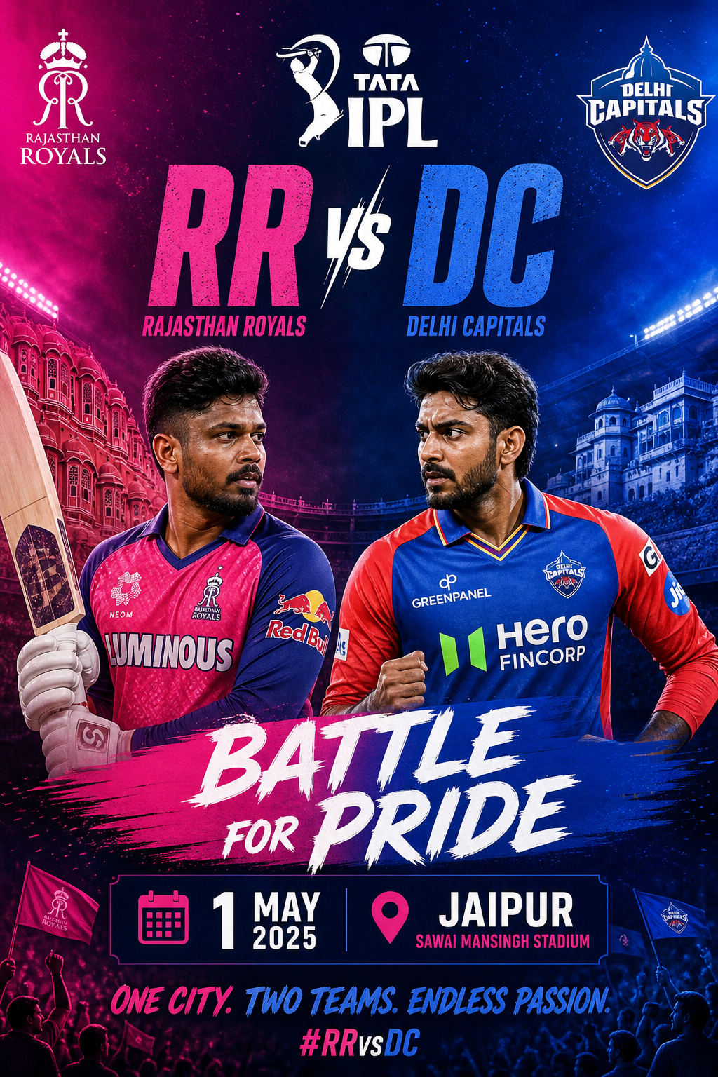 RR vs DC– IPL 2026 May 1 -   DC produced a batting masterclass to pull off their highest successful run chase