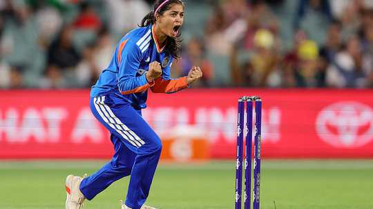 Shreyanka shines as India take lead in multi-format series