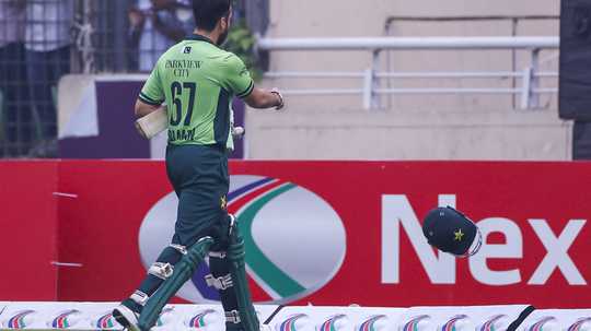 Salman Agha reprimanded after run out controversy