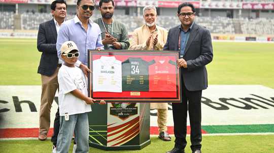BCB felicitate Rubel ahead of New Zealand ODI