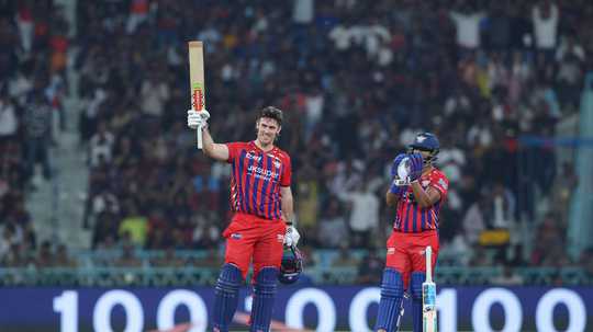 LSG eke out narrow win after Marsh's sensational ton