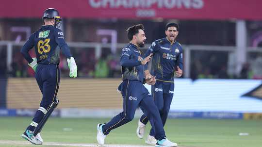 Gill, Rashid lead GT's demolition of Rajasthan Royals