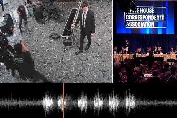 New Video Analysis Suggests Suspect in Correspondents’ Dinner Attack Fired First