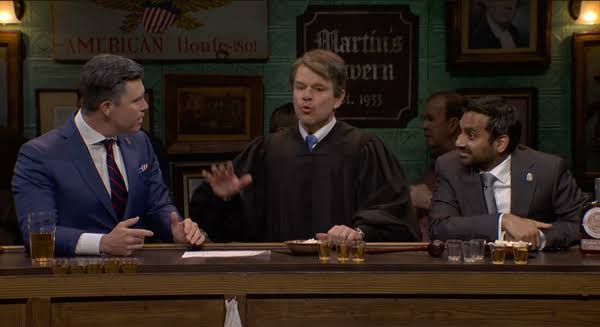 On ‘S.N.L.’, Brett Kavanaugh, Kash Patel and Pete Hegseth Walk Into a Bar