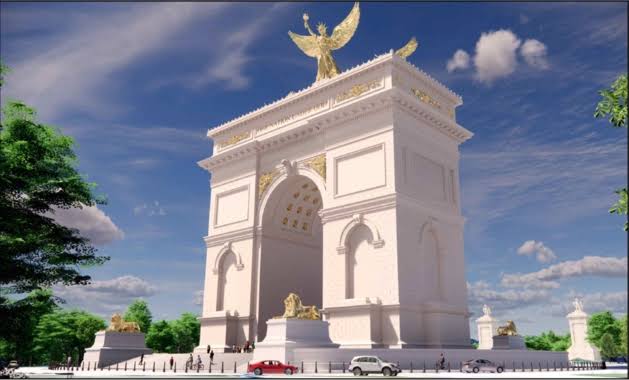 L'Arc de Trump: Commission unveils plans for 250-foot arch