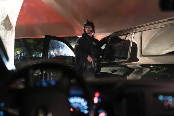 Running Gunman Was Tackled by Law Enforcement Near Security Checkpoint