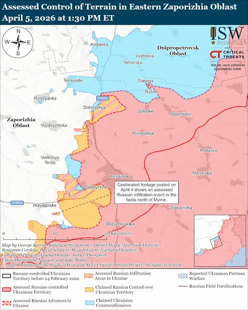 Russian Offensive Campaign Assessment, April 5, 2026
