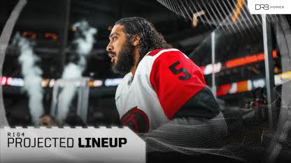 Projected Lineup: Round 1, Game 4 at Ottawa