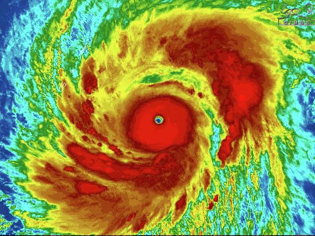 Strongest storm on planet bearing down on U.S. islands in Western Pacific