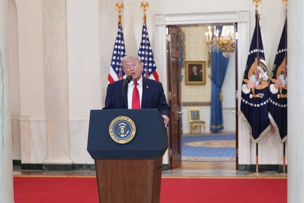 Iran War Live Updates: Trump Claims Military Success but Offers No Clear Timeline to End Fighting