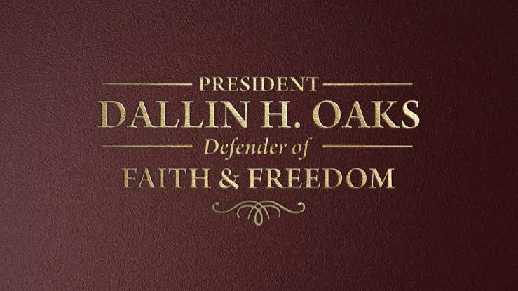 General conference special: 'President Dallin H. Oaks: Defender of faith & freedom'