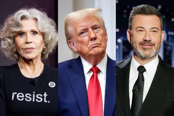 Jane Fonda's free speech group urges ABC to resist Trump's demand to fire Jimmy Kimmel