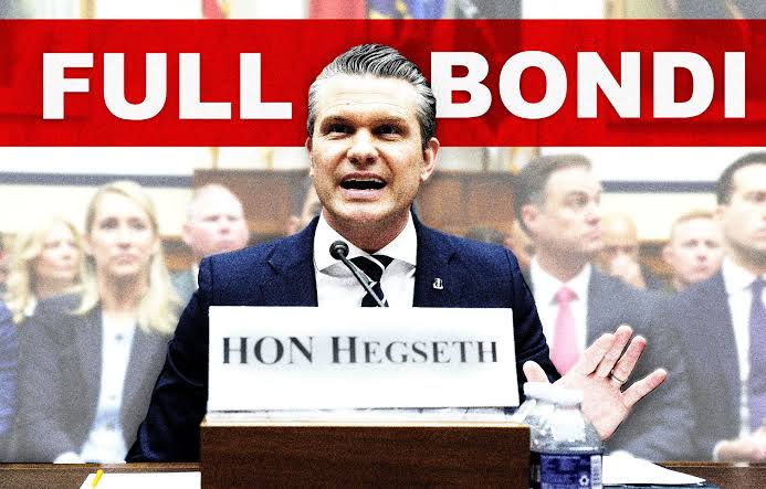 Pete Hegseth went full Bondi
