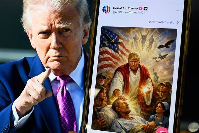 Catholic Vance Breaks Silence on Trump's Jesus-Like Image Amid Outcry From Other Conservatives