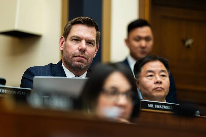 Rep. Eric Swalwell sends cease-and-desist letter to FBI Director Kash Patel