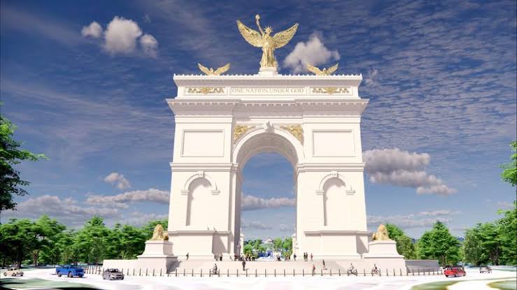 Design of Donald Trump's 'greatest and most beautiful' triumphal arch revealed
