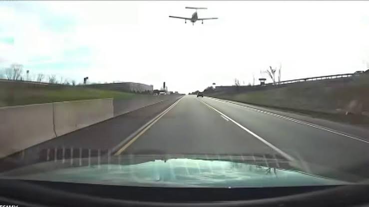 Police say plane that landed on I-78 was bound for Indiana; dashcam video shows the landing