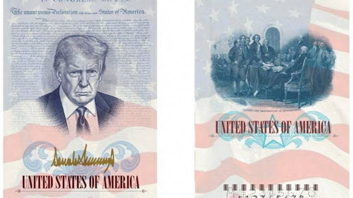 US to put Donald Trump’s face on passports