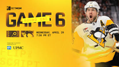Game Preview: Game 6 at Philadelphia Flyers