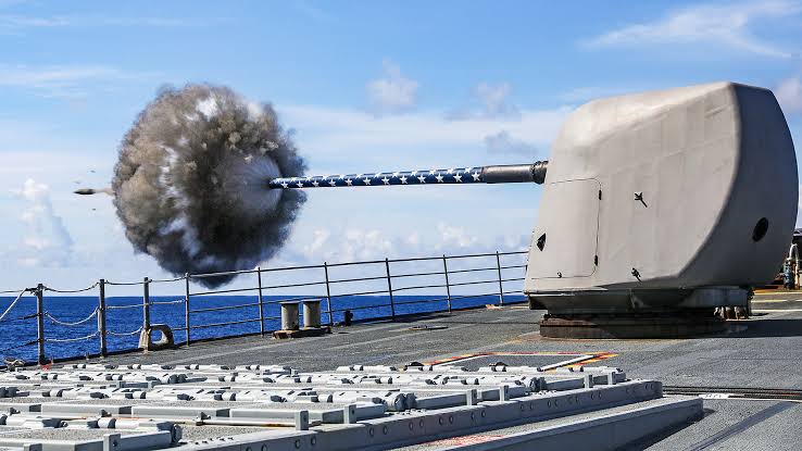 USS Spruance Blasting A Ship With Its Deck Gun Is A First In Nearly Four Decades