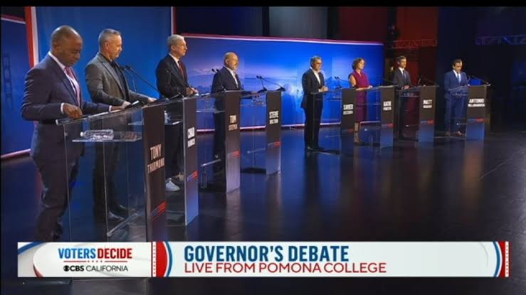 All 8 remaining candidates for California governor clash in tense debate as Primary Election looms