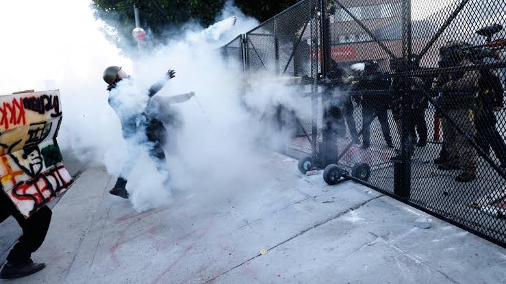 No Kings protest Los Angeles 2026: Police say 75 people were arrested, officers suffered minor during Saturday's rally in downtown