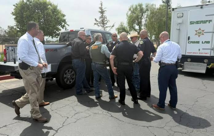 Armored vehicle runs over detective’s suspected killer as standoff comes to bizarre end