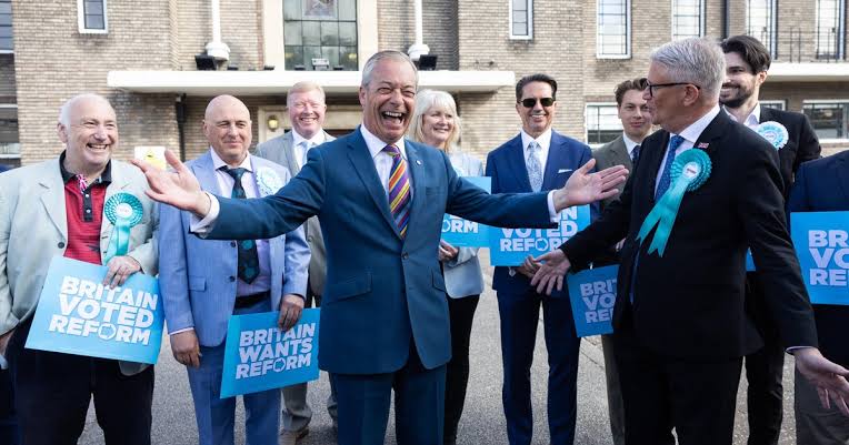 U.K. election results mark "historic shift in British politics," Trump ally Farage says as big parties reel