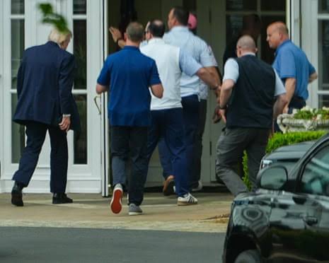 Middle East crisis live: Trump leaves Situation Room to golf as ships report attacks and Iran closes strait of Hormuz