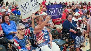 Pickleball, protests and MAGA. Trump stirs FL retirement community
