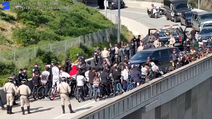 Police stop attempted Bay Bridge takeover by 85 cyclists and seized their bikes