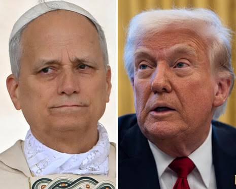 ‘We’re Catholic first’: Sunday mass attendees weigh in on Trump’s feud with Pope Leo