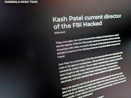 Iran-linked hackers breach FBI director's personal email, publish excerpts online