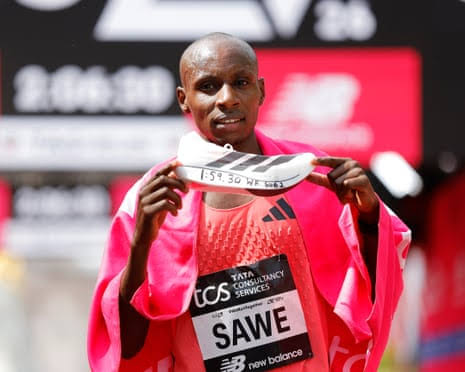 Sabastian Sawe breaks two-hour barrier to make history in London Marathon