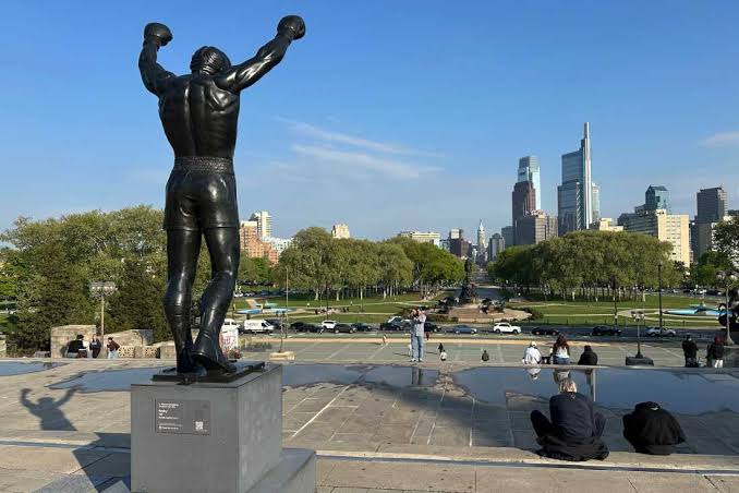 Rocky Balboa statue takes up a new home inside Philly art museum