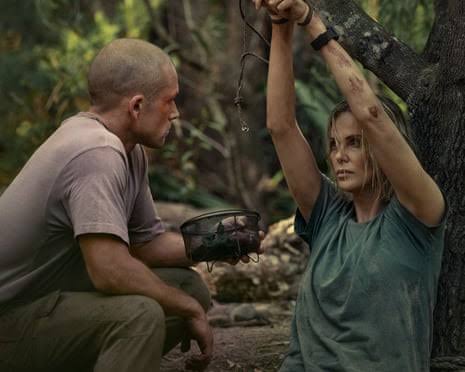 Apex review – Charlize Theron and Taron Egerton cat-and-mouse game is slick but soulless