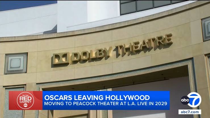 Oscars to leave Hollywood's Dolby Theatre in 2029; Academy Awards ceremony moving to new home at LA Live