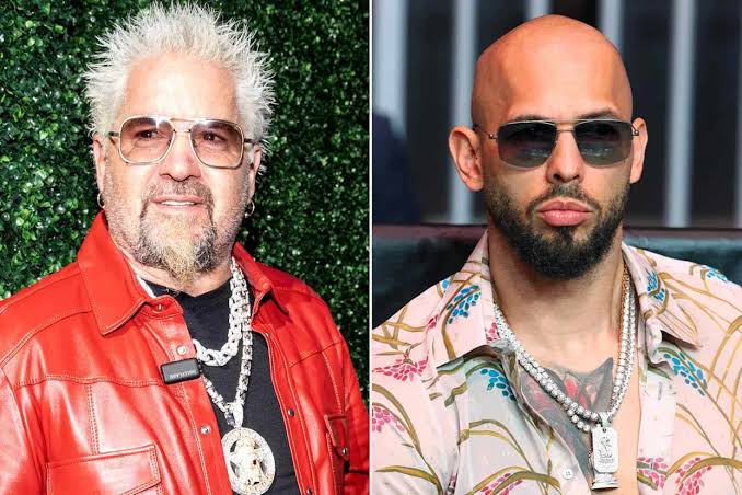Guy Fieri apologizes for dapping up accused sex traffickers Andrew and Tristan Tate at UFC event
