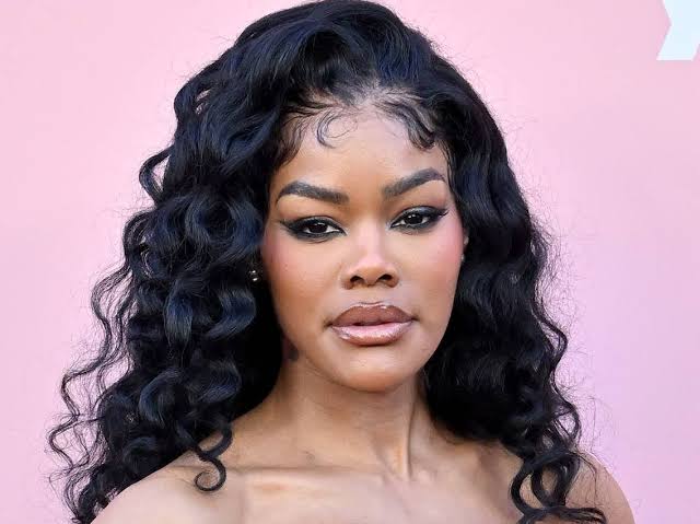 Teyana Taylor Turns Heads in Corset Dress Made With Coils of Hair