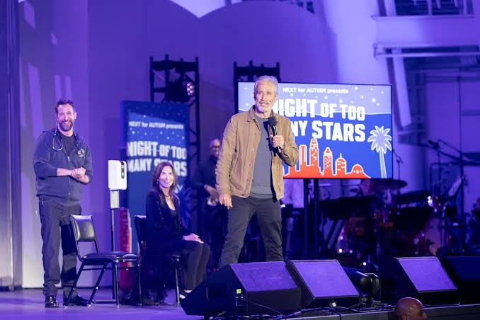 Noah Wyle Performs a Physical Exam on the Hollywood Bowl Stage as Part of Netflix Is a Joke Benefit Show