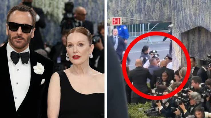Star steps in as brawl breaks out at Met Gala