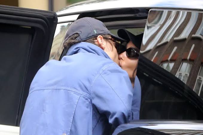 Harry Styles and Zoe Kravitz kiss in London as she's seen with HUGE diamond ring