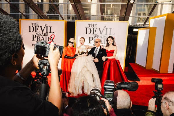 Meryl Streep, Anne Hathaway and More Red Carpet Looks from “The Devil Wears Prada 2”