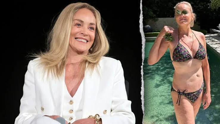 Sharon Stone stuns fans with poolside bikini photo proving she's 'still got it' ahead of summer